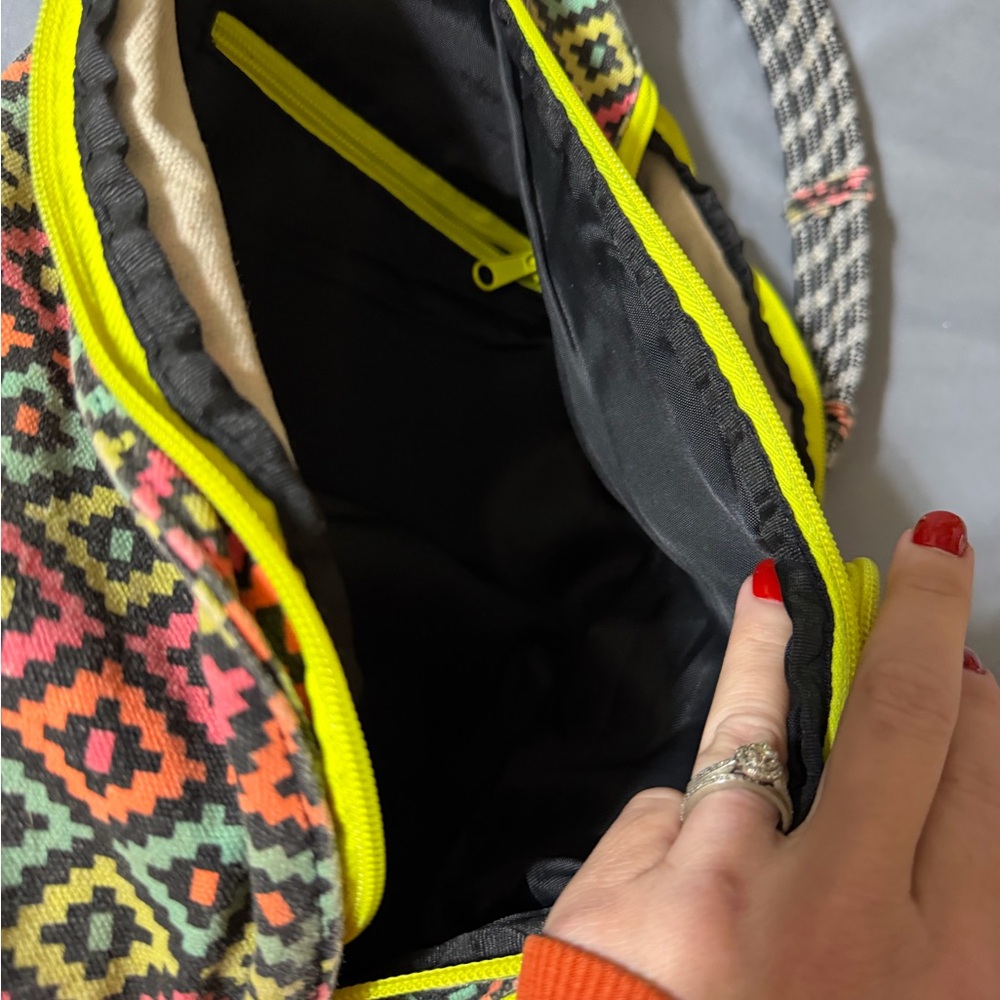 Kavu Multicolor Geometric Backpack - Picture 9 of 12